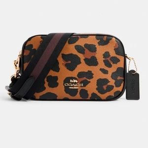 SOLD Coach Jes Crossbody 20 Camera Bag in Leopard
